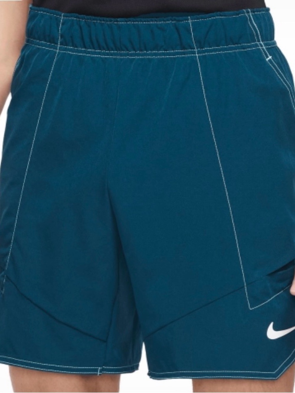 Nike Men’s Teal Athletic Shorts with Swoosh - Size: L